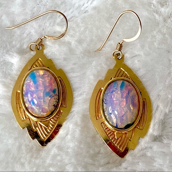 Stamas Opalite Artisan Earrings - Picture 1 of 15